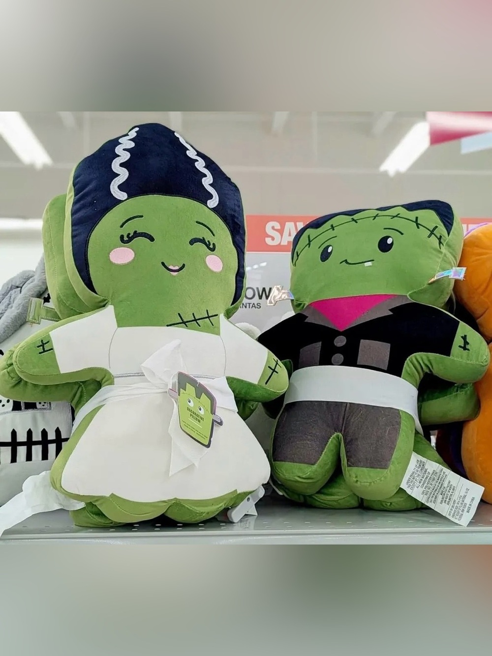 Halloween Frankenstein pillow set of 2 20”x13”
